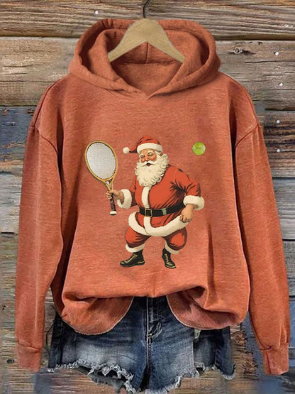 Women's Christmas Tennis Casual Hoodie