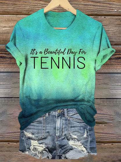 Women's It's a beautiful day for tennis T-shirt