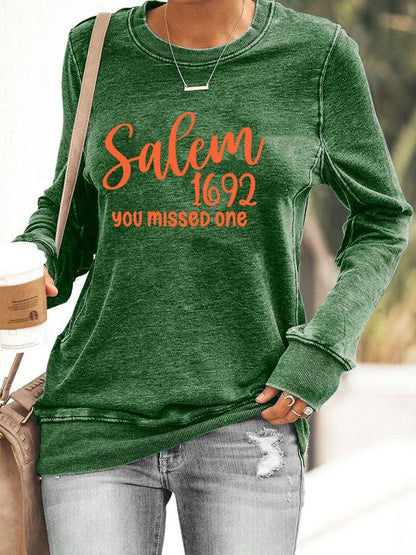 Women's Salem 1692 They Missed One Print Sweatshirt