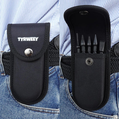 5-Piece Dual Head Nail Setter & Center Punch Set with Hinge Pin Remover, Spring-Loaded Design