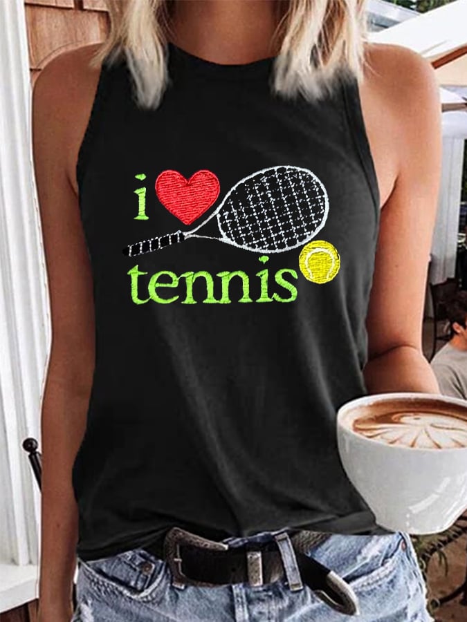 Women's Tennis Lover Casual Vest