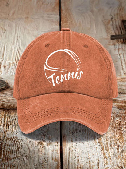 Tennis Lover Printed Unisex Hat