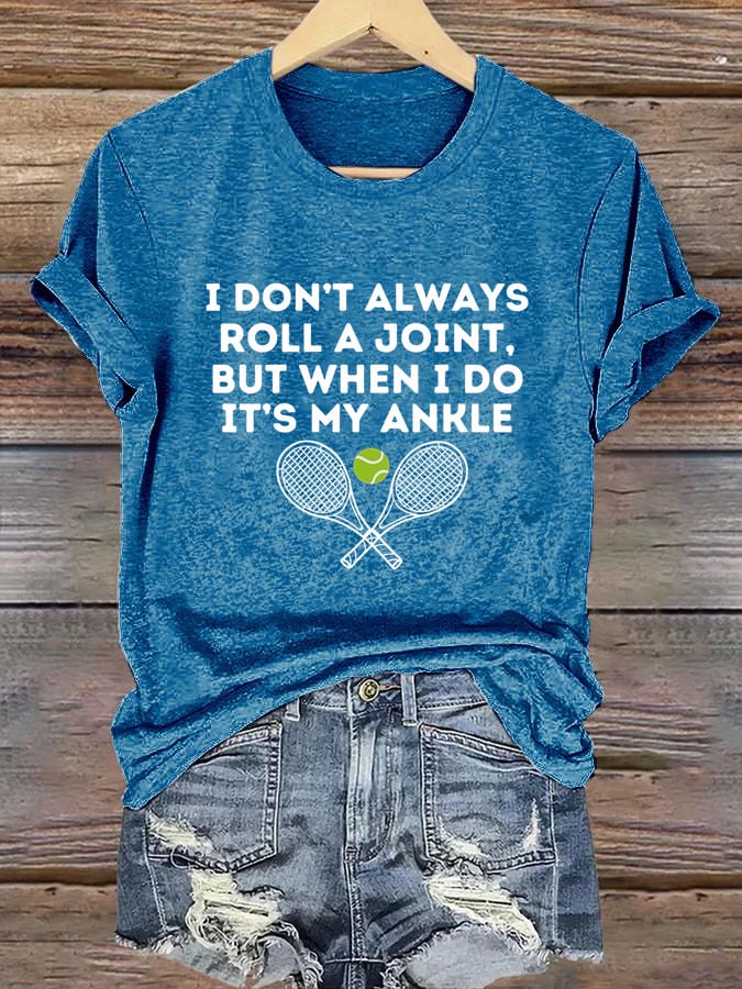 Women's Tennis Print T-shirt