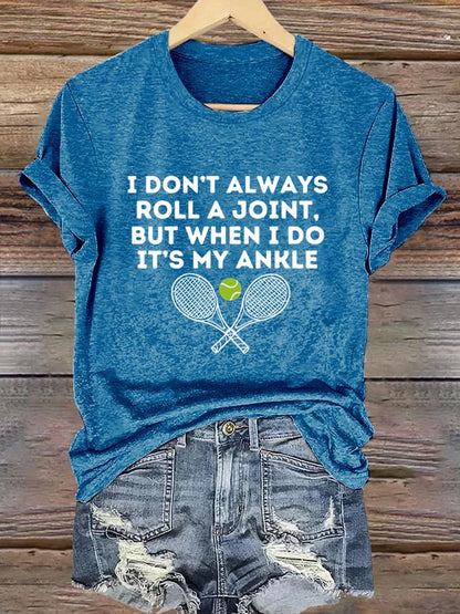 Women's Tennis Print T-shirt
