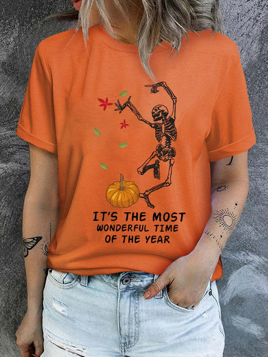 Women's It's the Most Wonderful Time of the Year  Print T-Shirt