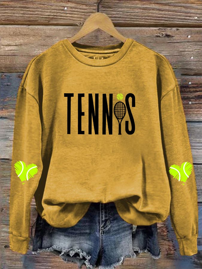 Women's Clothing Tennis Lovers Casual Sweaters