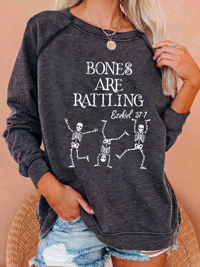 Women's Bones are Rattling Sweatshirt