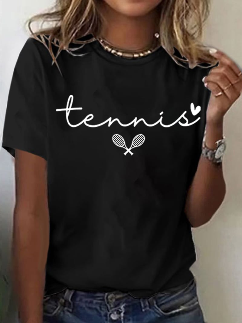 Women's Tennis Print T-shirt