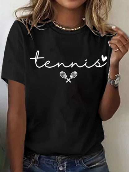 Women's Tennis Print T-shirt