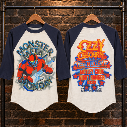 Vintage Monsters of Rock Raglan T-Shirt