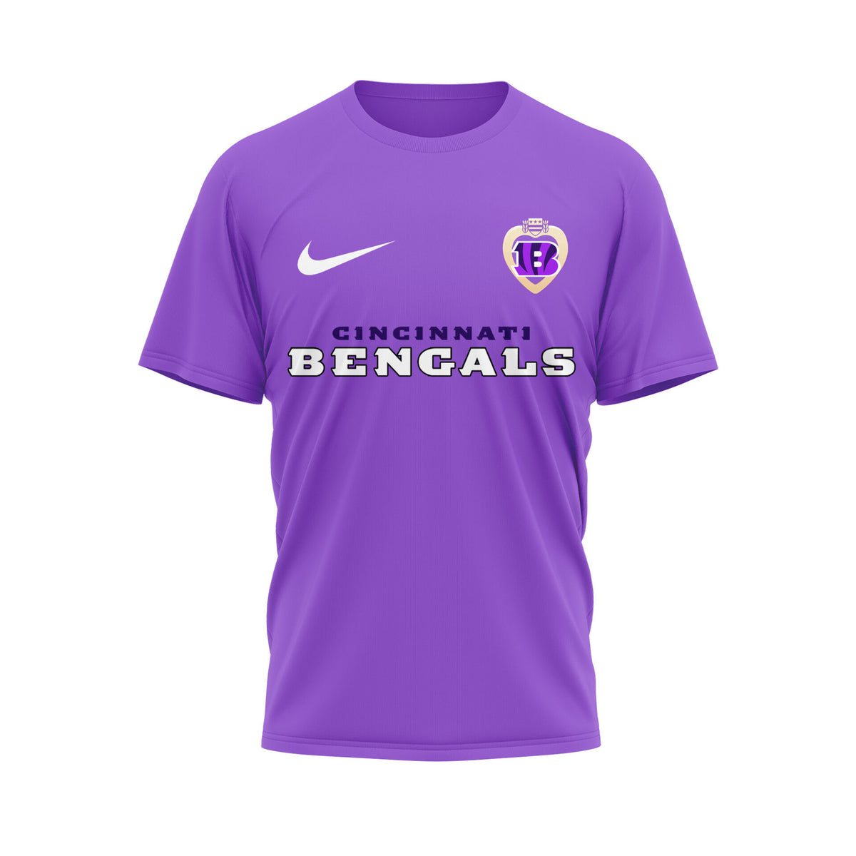 Cincinnati Bengals | Premium NFL Premium National Purple Heart Day 3D Shirt HI