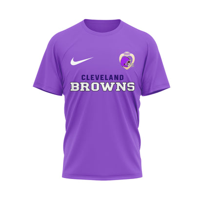 Cleveland Browns | Premium NFL Premium National Purple Heart Day 3D Shirt HI