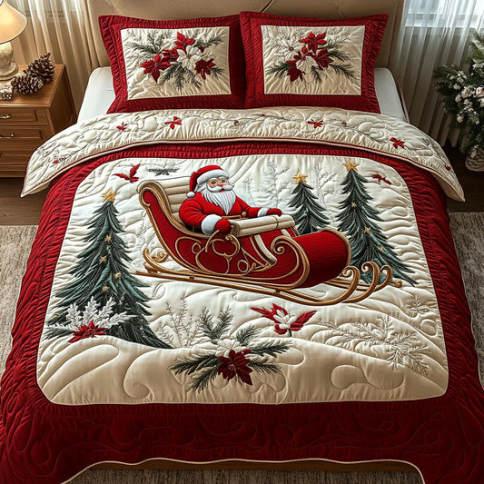 Frostys Enchanted Forest 3-Piece Quilted Bedding Set NCU0PT2257