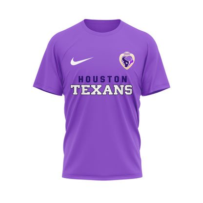 Houston Texans | Premium NFL Premium National Purple Heart Day 3D Shirt HI