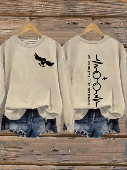 Women's Halloween Print Casual Sweatshirt