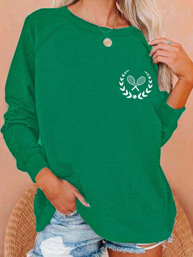Women's Clothing Tennis Lovers Casual Sweaters