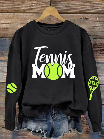 women's tennis mom sweatshirt
