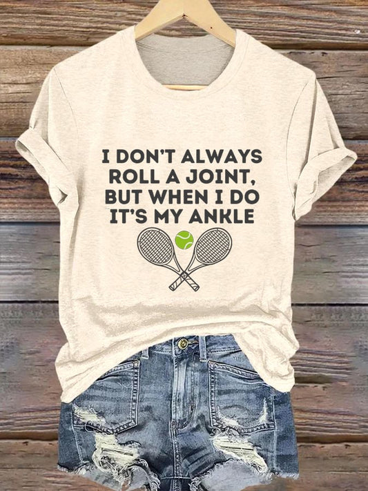Women's Tennis Print T-shirt