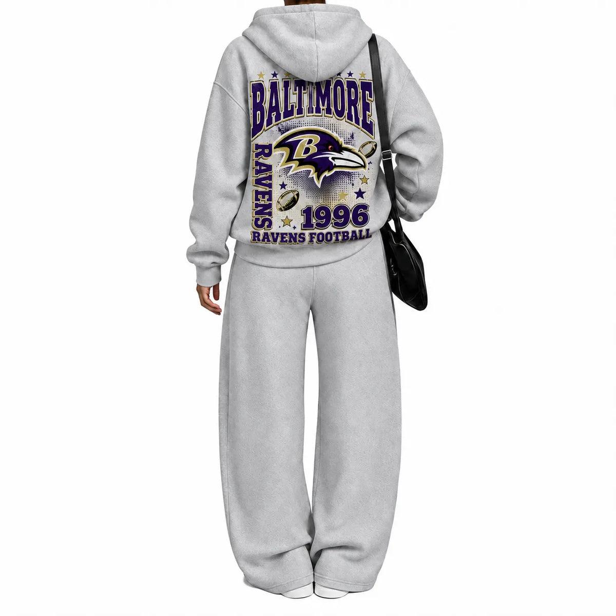 Baltimore Ravens-Vintage Plush Hoodie set