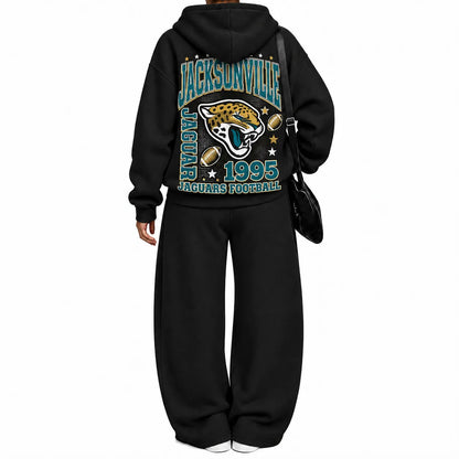 Jacksonville Jaguars-Vintage Plush Hoodie set