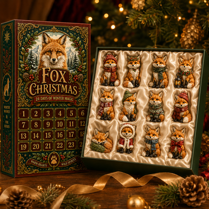 ✨24-Day Christmas Countdown Advent Calendar –Fox decoration