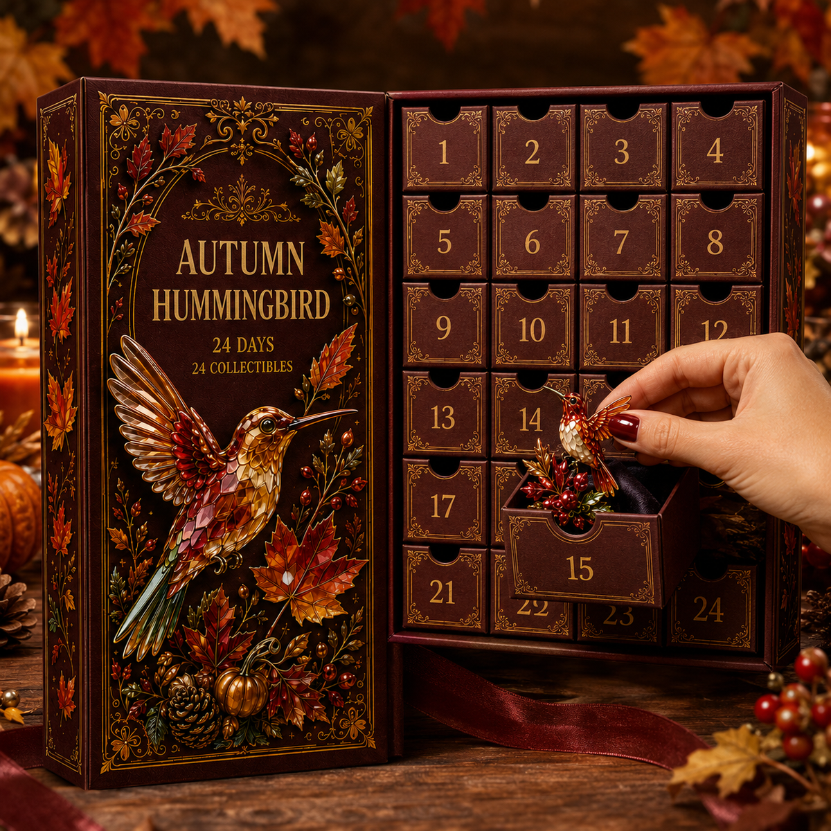 24-Day Advent Calendar Hummingbird Blind Box | Countdown Christmas Gift