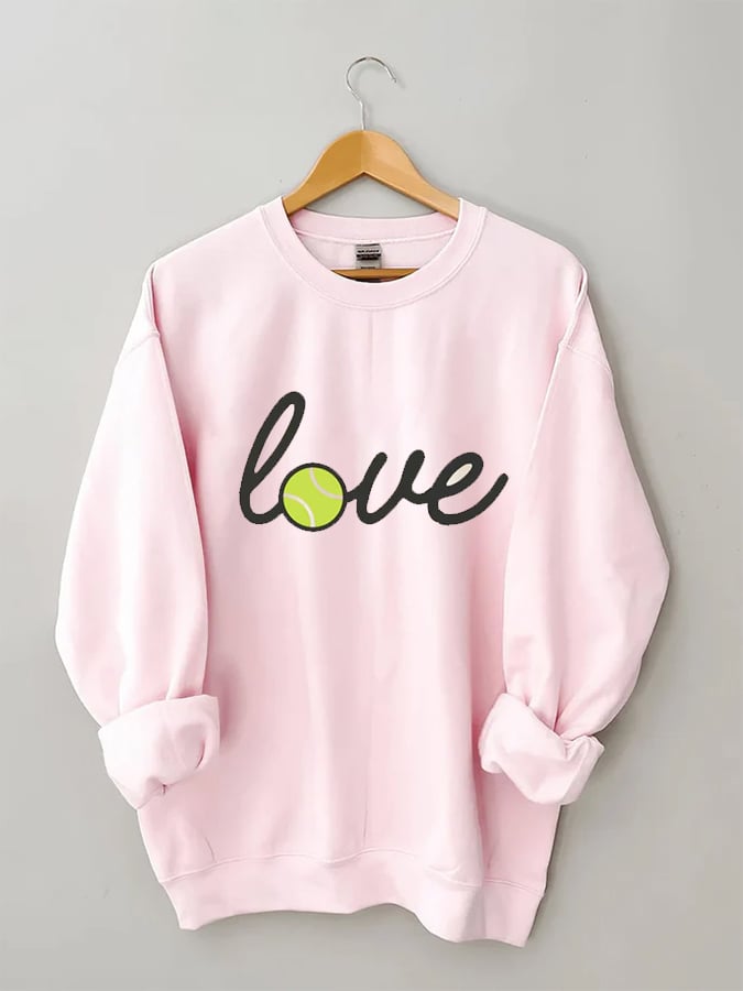 Women's Tennis Love Casual Sweatshirt