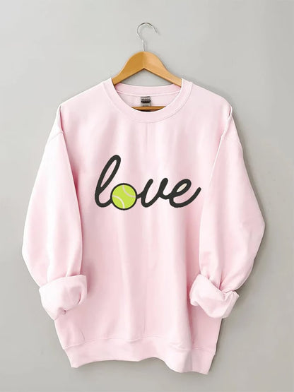Women's Tennis Love Casual Sweatshirt