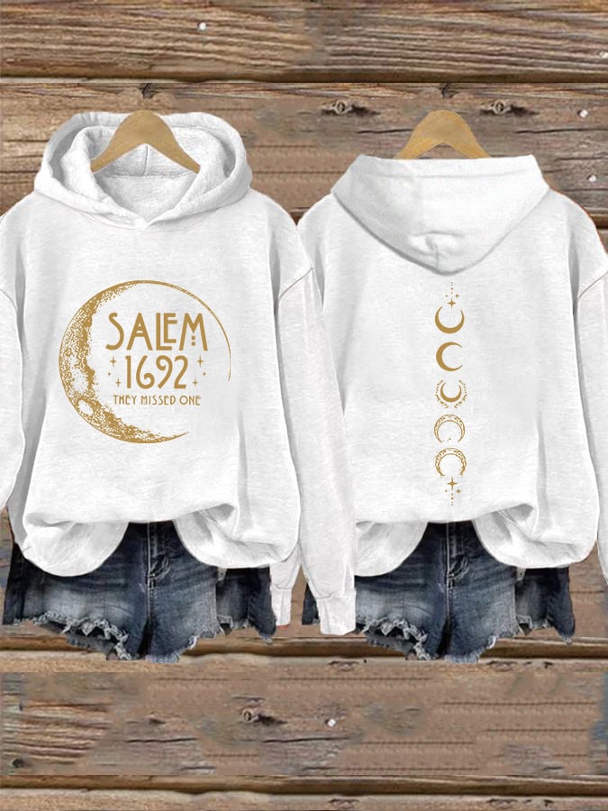 Women's Salem 1692 They Missed One Casual Hooded Sweatshirt