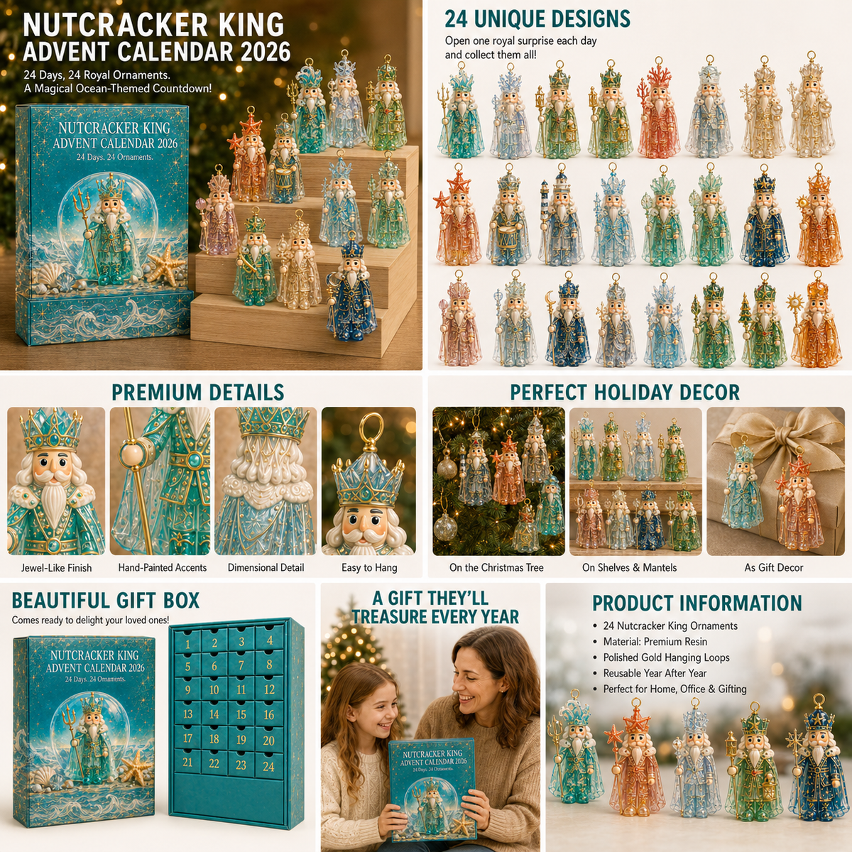 ✨2026 Nutcracker Christmas Advent Calendar