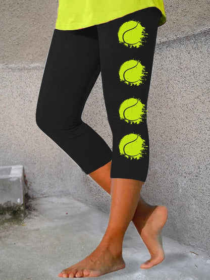 Women's Tennis Lovers Printed Leggings