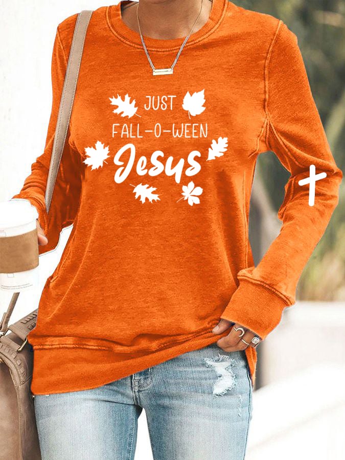 Women's Fall-o-Ween Jesus Sweatshirt