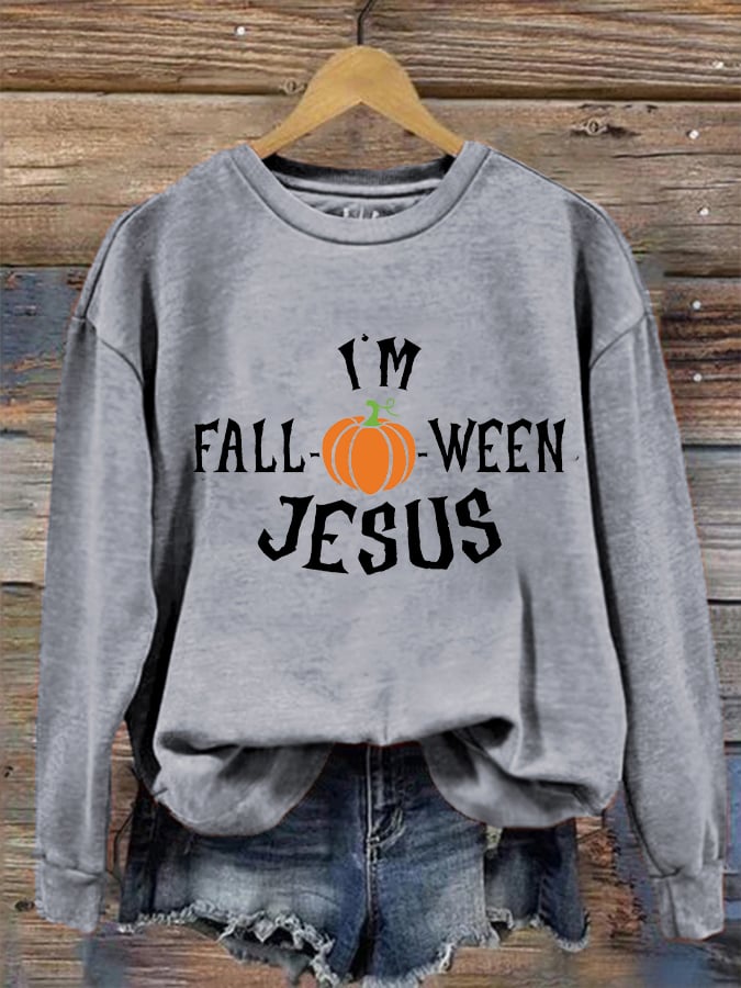 Women's I'm Fall-o-ween Jesus Sweatshirt