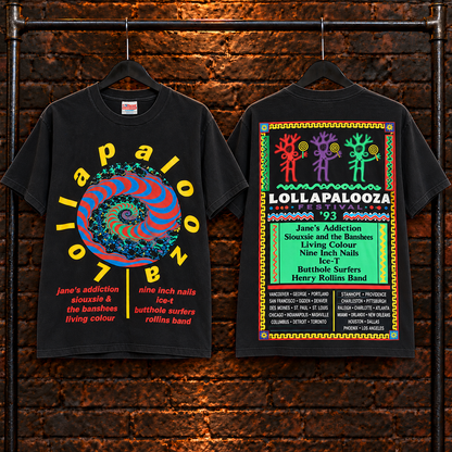 Vintage Lollapalooza Tour T-Shirt