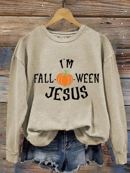 Women's I'm Fall-o-ween Jesus Sweatshirt