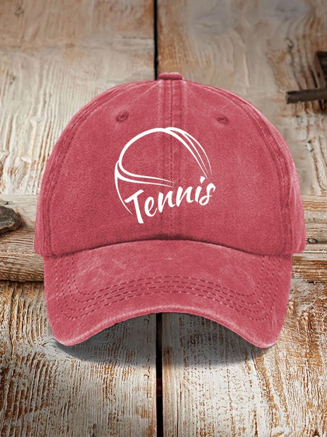 Tennis Lover Printed Unisex Hat