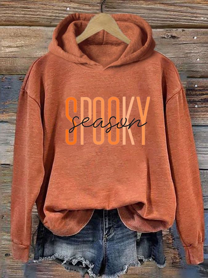 Women's Spooky Season Casual Hoodie