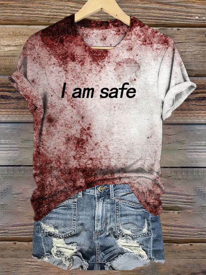 Women's I am safe T-shirt