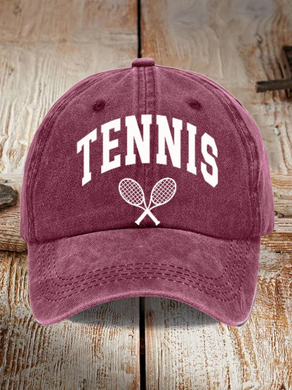 Tennis Printed Baseball Cap