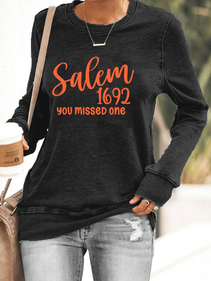 Women's Salem 1692 They Missed One Print Sweatshirt