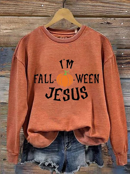 Women's I'm Fall-o-ween Jesus Sweatshirt