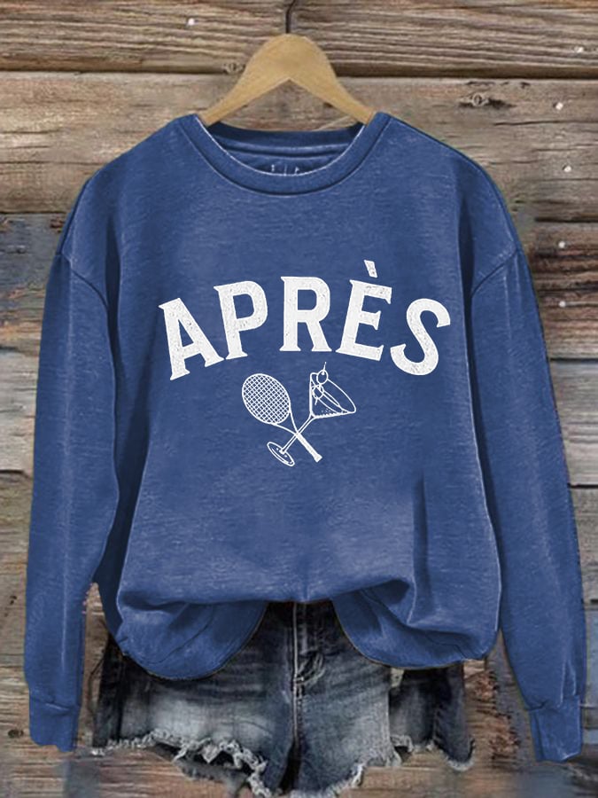 Women's Apres Tennis Casual Sweatshirt