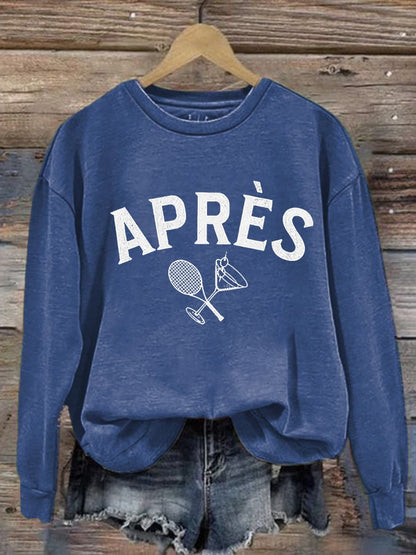 Women's Apres Tennis Casual Sweatshirt