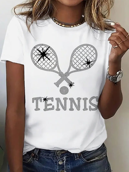 Women's Apres Tennis Print T-shirt