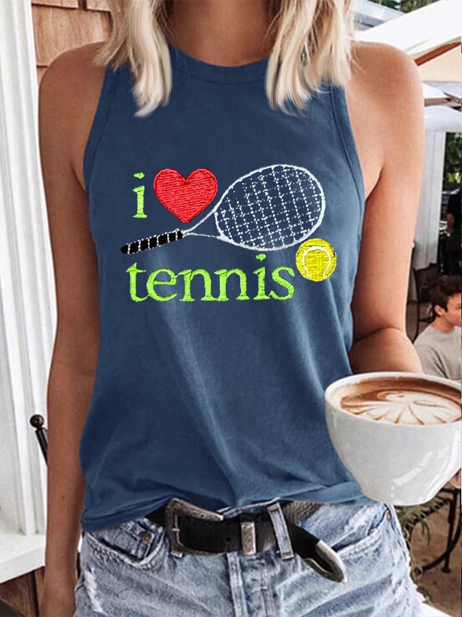 Women's Tennis Lover Casual Vest