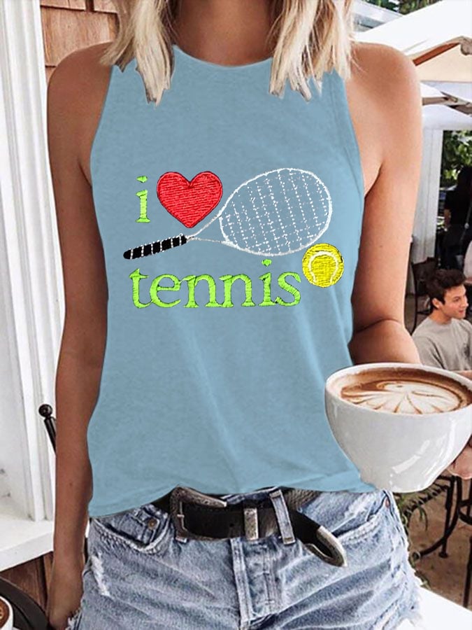 Women's Tennis Lover Casual Vest