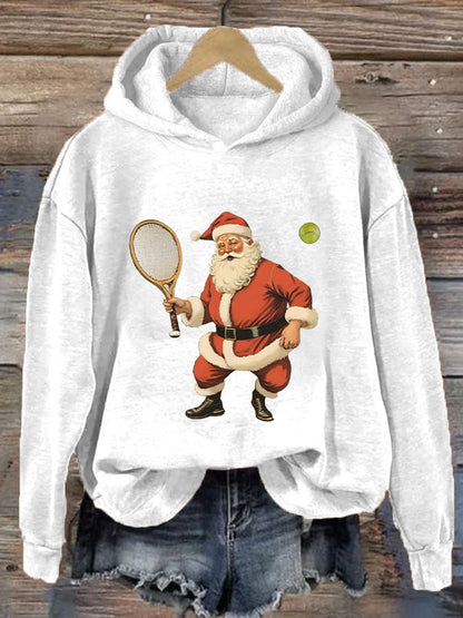 Women's Christmas Tennis Casual Hoodie