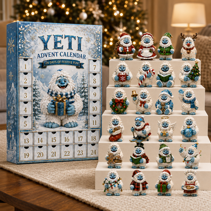 24-Day Yeti Advent Calendar | Collectible Figurine Christmas Countdown Gift