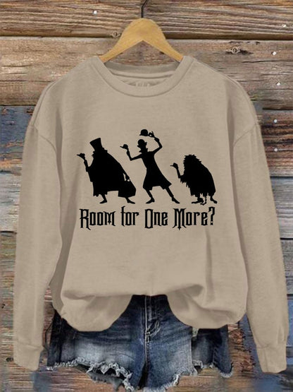 Women's Halloween Room for One More Sweatshirt