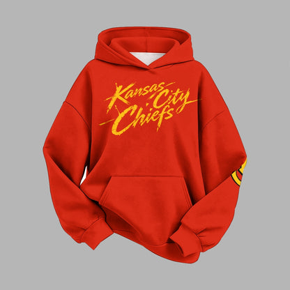 Kansas City Chiefs Vintage Plush Hoodie set | NFL